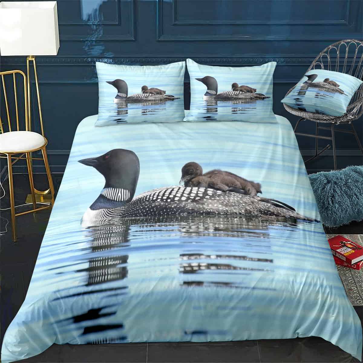 Baby Loon On Moms Back 1 Bedding Set