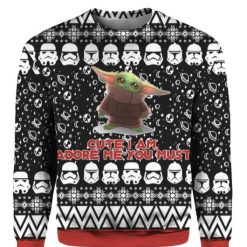 Baby Yoda 3D Print Ugly Christmas Sweater