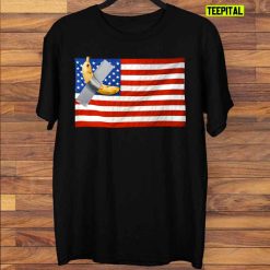 Banana Republic Of America Flag T-Shirt