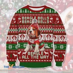 Beagle All The Way All Over Printed Sweater 1