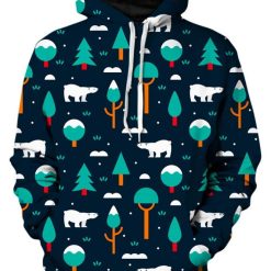 Bear Brillz Christmas Pullover And Zipped 3D Hoodie