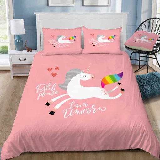 Bitch Please Im A Unicorn Bedding Set