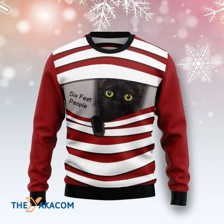 Black Cat  Six Feet 3D Sweater