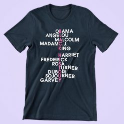 Black History T-shirt – Great Black Names Black Month History Tee