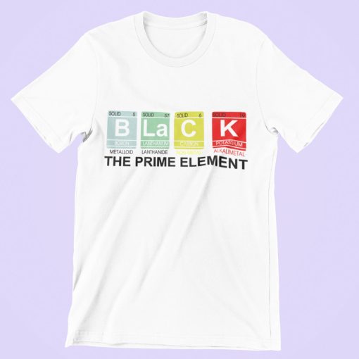 Black The Pride Element T-shirt – Black Month Hot Tee