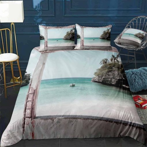 Blue Lagoon Beach Dream 2 Bedding Set