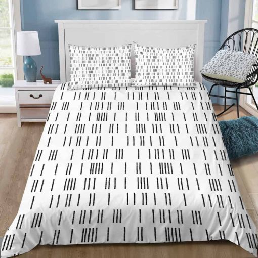 Bogo Mudcloth White Bedding Set