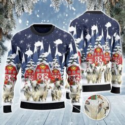 Brahman Cattle Xmas All Over Printed Sweater