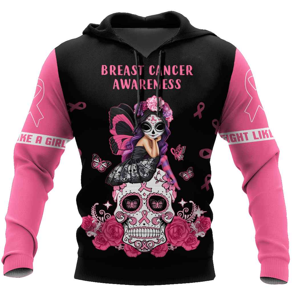 Breast Cancer Awareness We Don't Know Strong We are All Over Print Hoodie