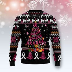 Breast Cancer Awareness Christmas 3D Sweater