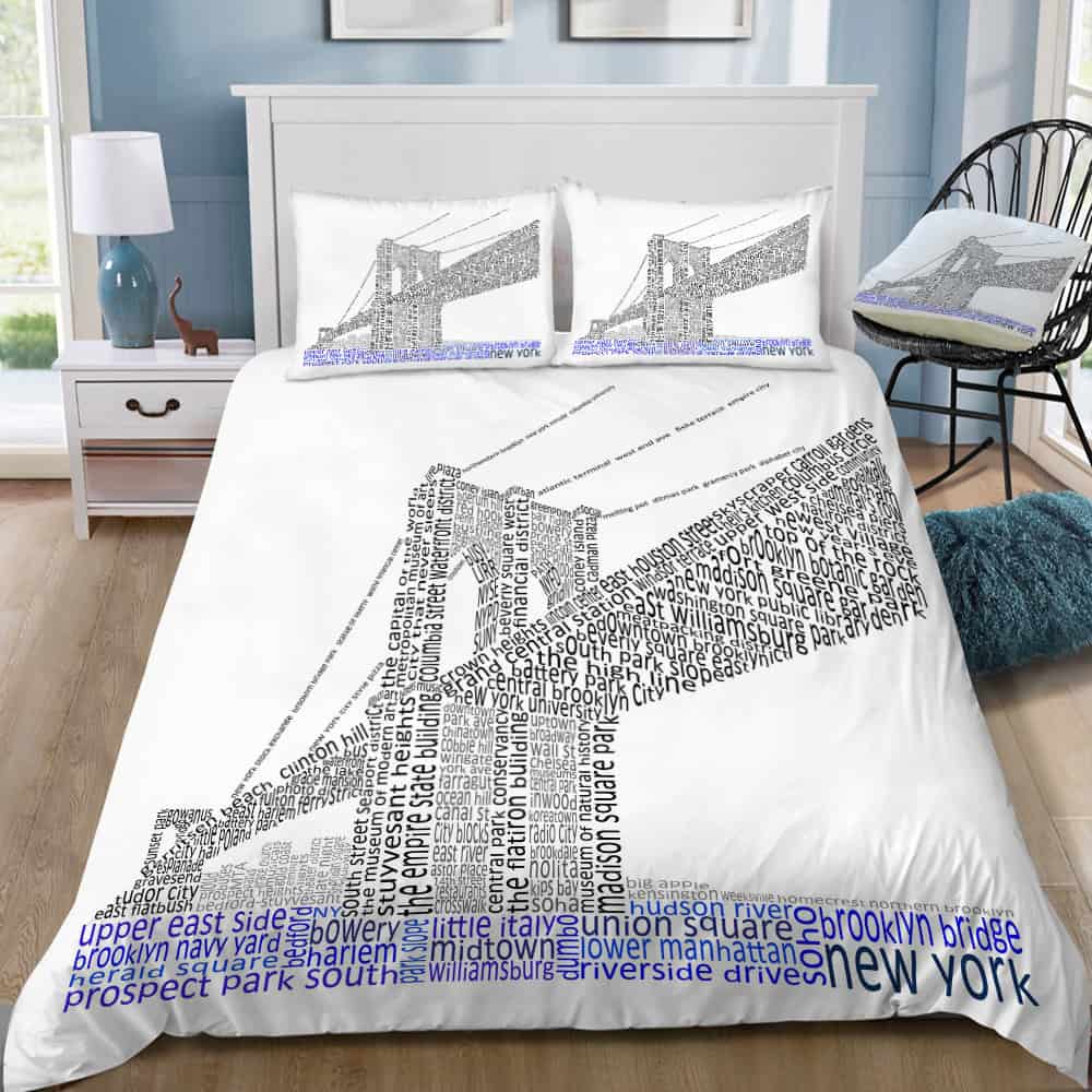 Brooklyn Bridge Bedding Set