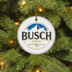 Busch Beer Christmas 2021 Ceramic Ornament