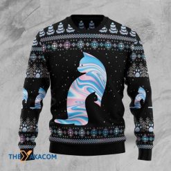 Cat Hologram Awesome Gift For 3D Sweater Christmas