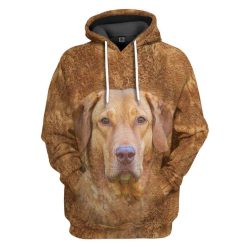 Chesapeake Bay Retriever Dog Front And Back All Over Print Unisex Hoodie For Dog Lovers