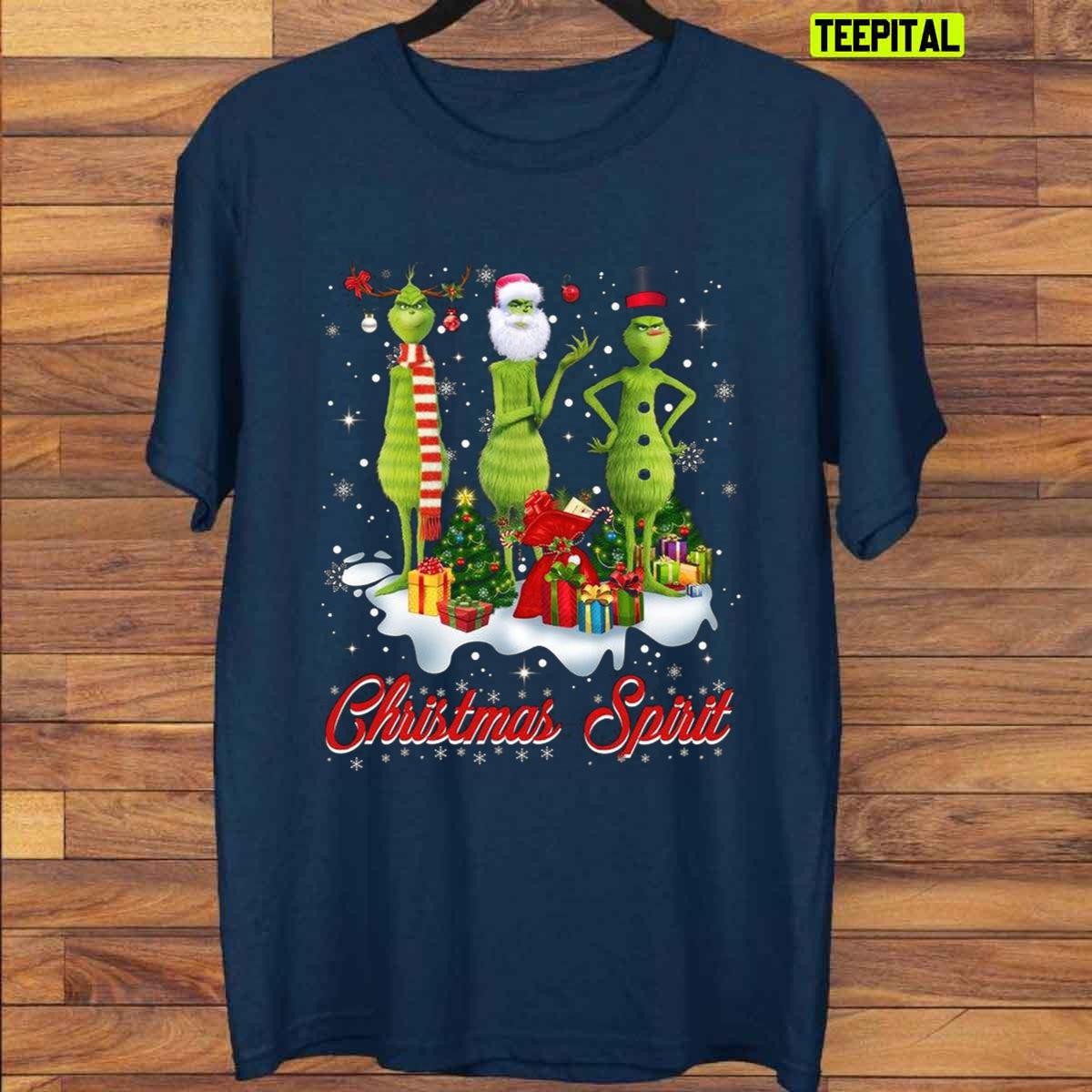 Christmas 2021 The Grinch Xmas Holiday Unisex T-Shirt