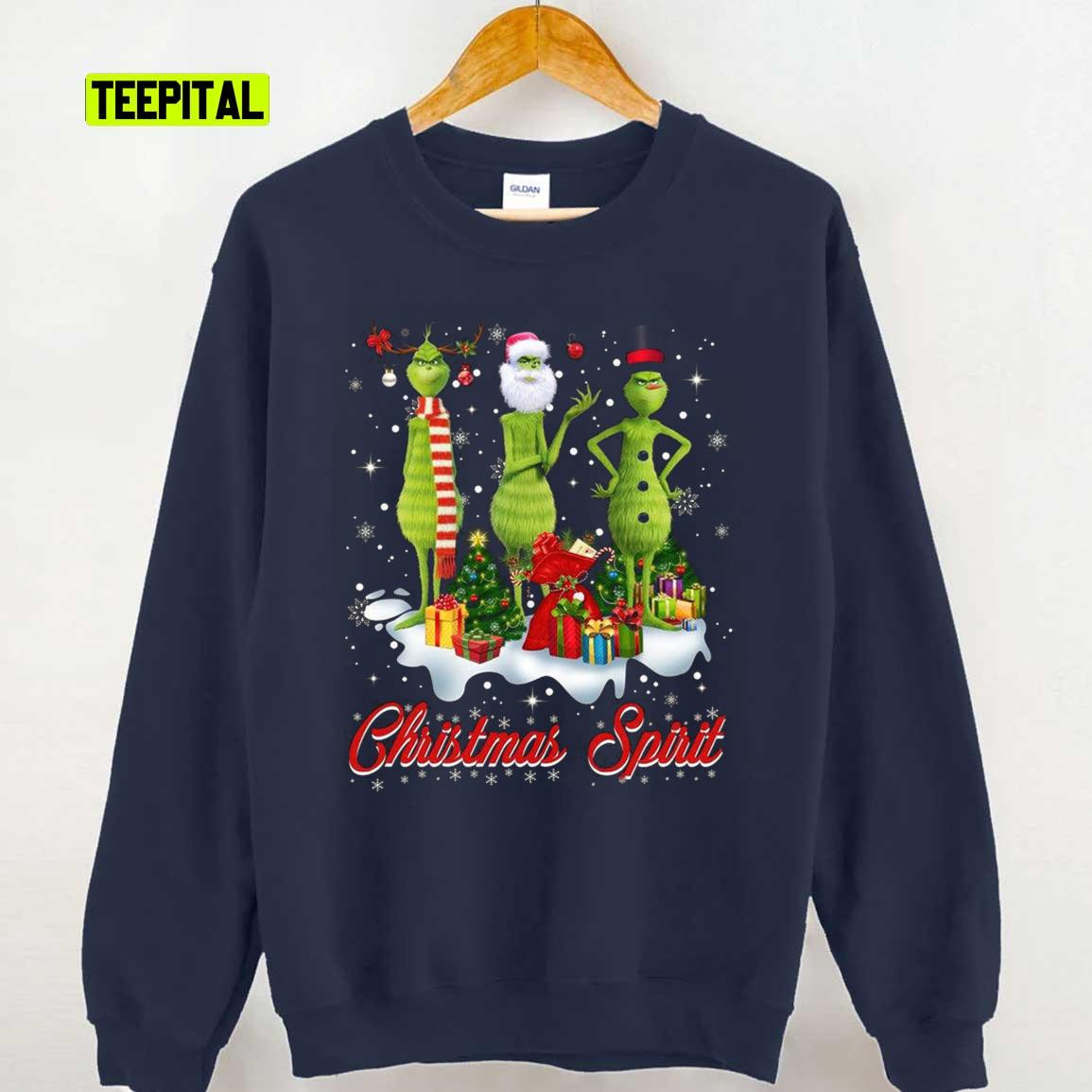 Christmas 2021 The Grinch Xmas Holiday Unisex T-Shirt