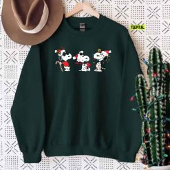 Christmas Cute Snoopy Charlie Brown Sweatshirt