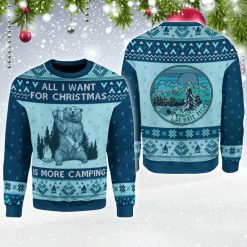 Christmas Is More Camping 3D Sweater