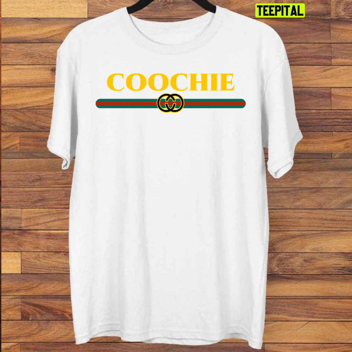Coochie Guci Funny Logo T-Shirt