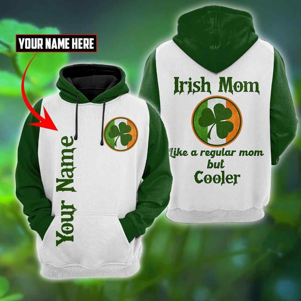 Customize Name Irish Saint Patrick's Day All Over Printed Unisex Hoodie