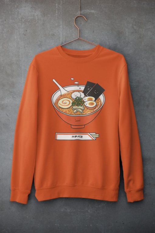 Cute Ramen Sweatshirt – Japanese Famous Dish Sweatshirt – Tasty Noodles Lover Gift