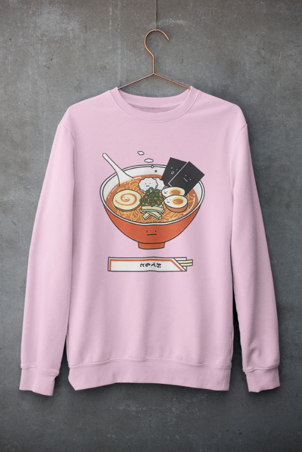 Cute Ramen Sweatshirt - Japanese Famous Dish Sweatshirt - Tasty Noodles Lover Gift