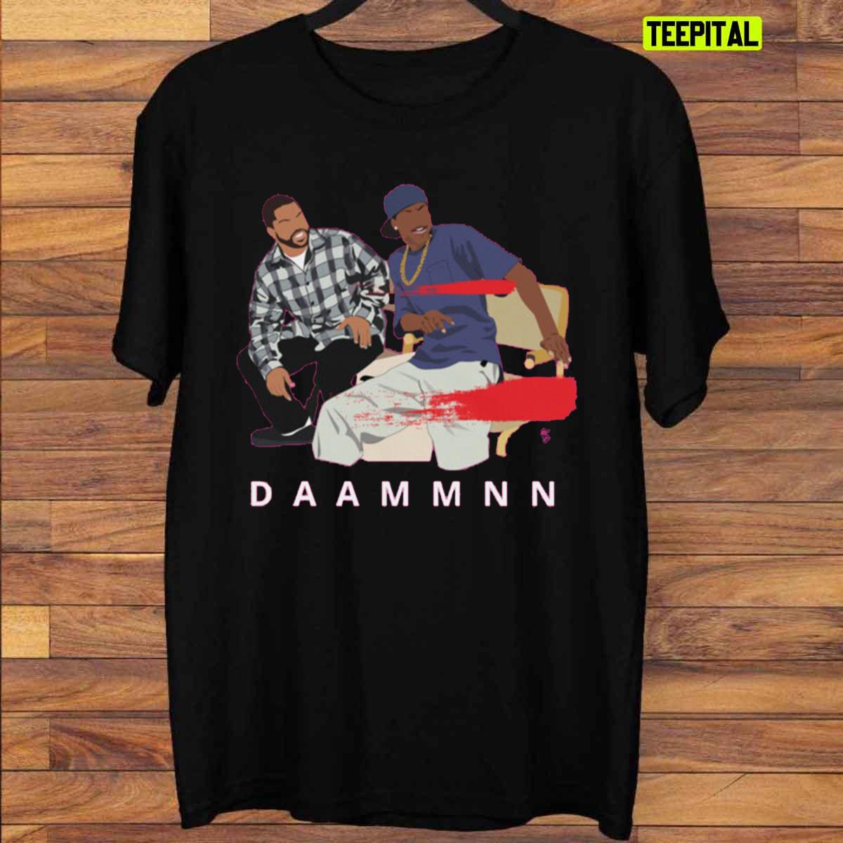 DAAAMMNN Friday Classic Movie Hip Hop 90s T-Shirt
