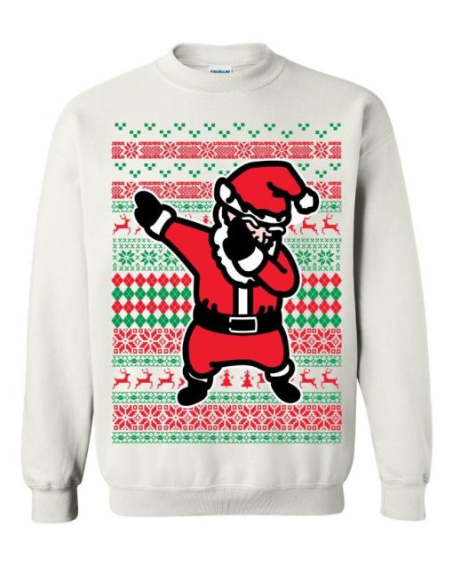 Dancing Dab Dabbing Santa Christmas Sweater