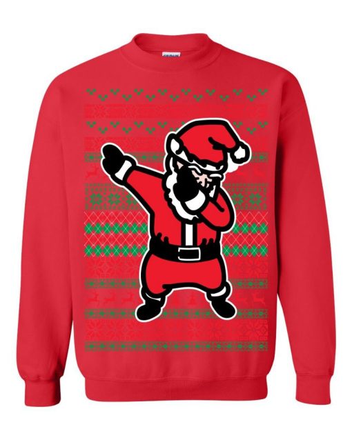 Dancing Dab Dabbing Santa Christmas Sweater