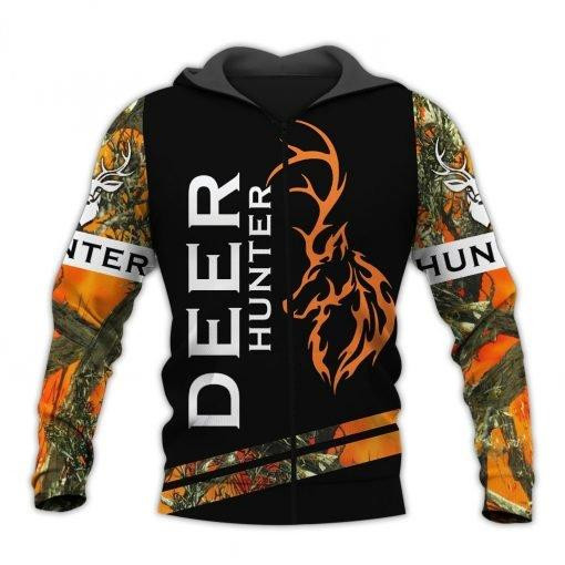 Deer Hunter All Over Printed Unisex Hoodie