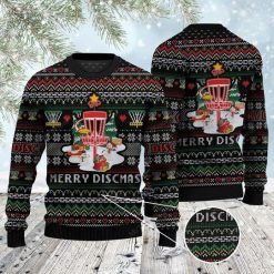 Disc Golf Amazing Awesome 3D Christmas Sweater