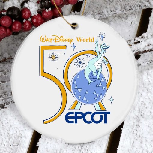 Disney World 50Th Anniversary 50Th Castle Matching Disney Christmas 2021 Ornament