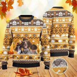 Dog Lovers German Shorthaired Pointer Family Awesome All Over Printed Sweater