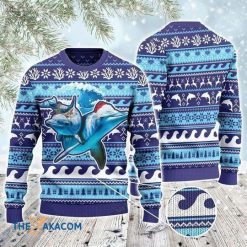 Dolphin Lovers Into The Ocean Awesome Christmas 3D Sweater