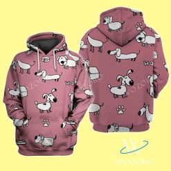 Doodle Dog Hoodie All Over Print