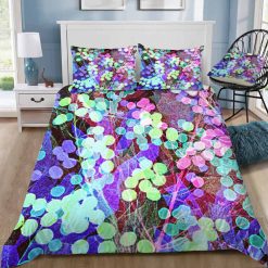 Dots And Leaves Bedding Set