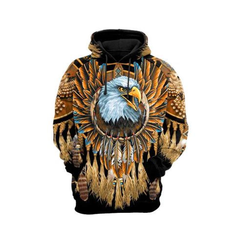 Eagle Native American All Over Printed Unisex Hoodie