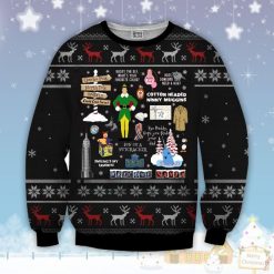 Elf Movie Son Of A Nutcracker Wool Knitted Christmas Sweater
