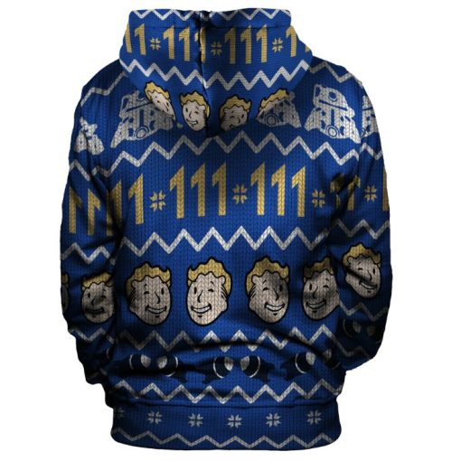 Fallout Bunker Holiday All Over Print Unisex Hoodie