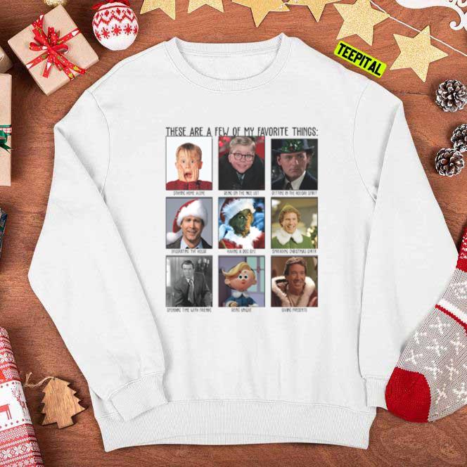 Few of My Favorite Things Christmas Friends 90s Movies Sweatshirt