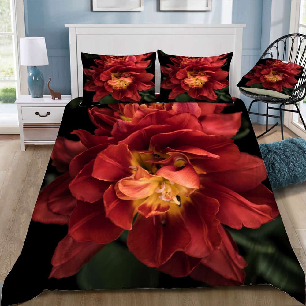 Fire Blossom Bedding Set