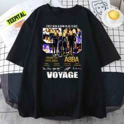 First New Album In 40 Years 50 Years 1972-2022 Abba Signatures T-Shirt
