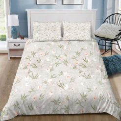 French Linen Anemone Light Bedding Set