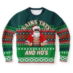 Gains Tats And Ho’s Ugly Christmas Wool Knitted Sweater