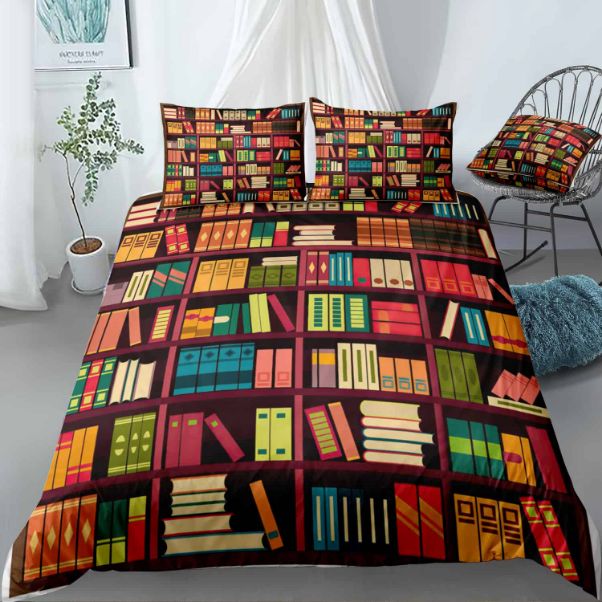 Gift For Book Lovers Book Bedding Set