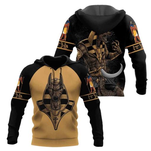 Gods of Egypt – Anubis All Over Printed Unisex Hoodie