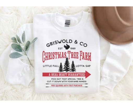 Griswold & Co Trees Farm Christmas Sweatshirt