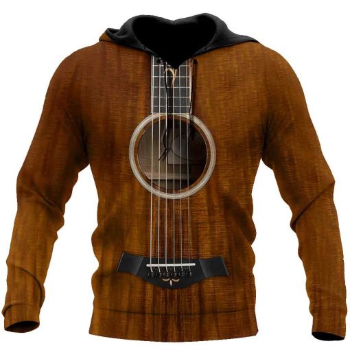 Guitar Musical Instrument All Over Printed Hoodie For Men And Women TN