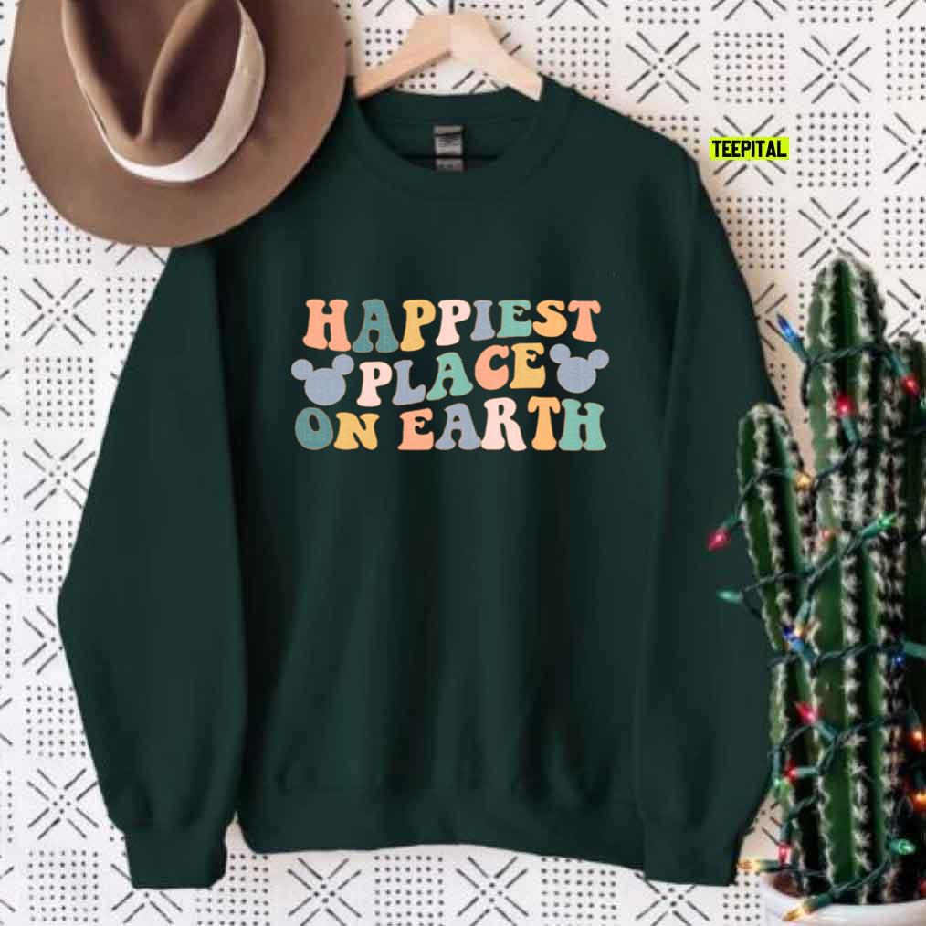 Happiest Place On Earth Disney World Sweatshirt