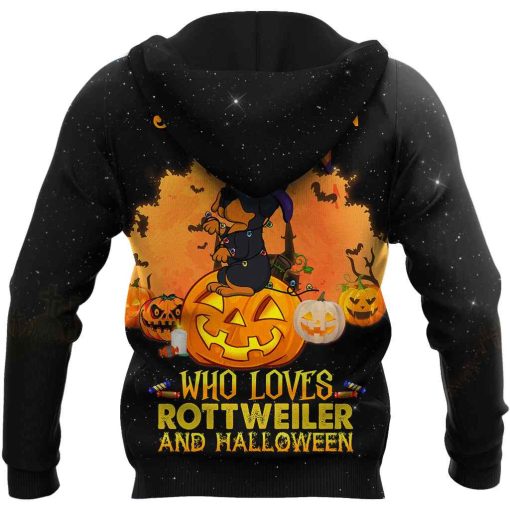 Happy Halloween Rottweiler Hoodie